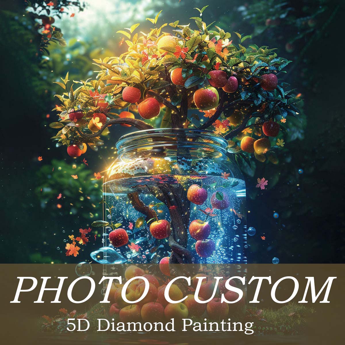 Resin Craft Kit - Pintura de Diamantes Personalizada con Foto,