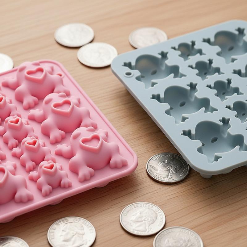 Silicone Mold Tray - Molde de silicona de ranas, molde