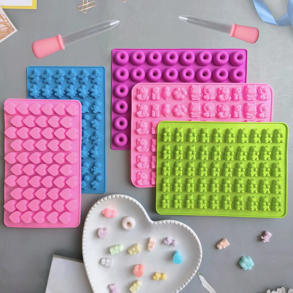 Juego de 7 moldes de silicona  - Silicone Mold Tray reseña y precio