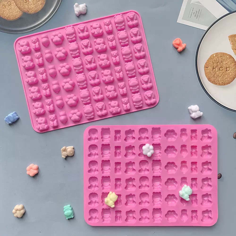 Juego de 7 moldes de silicona  - Silicone Mold Tray reseña y precio