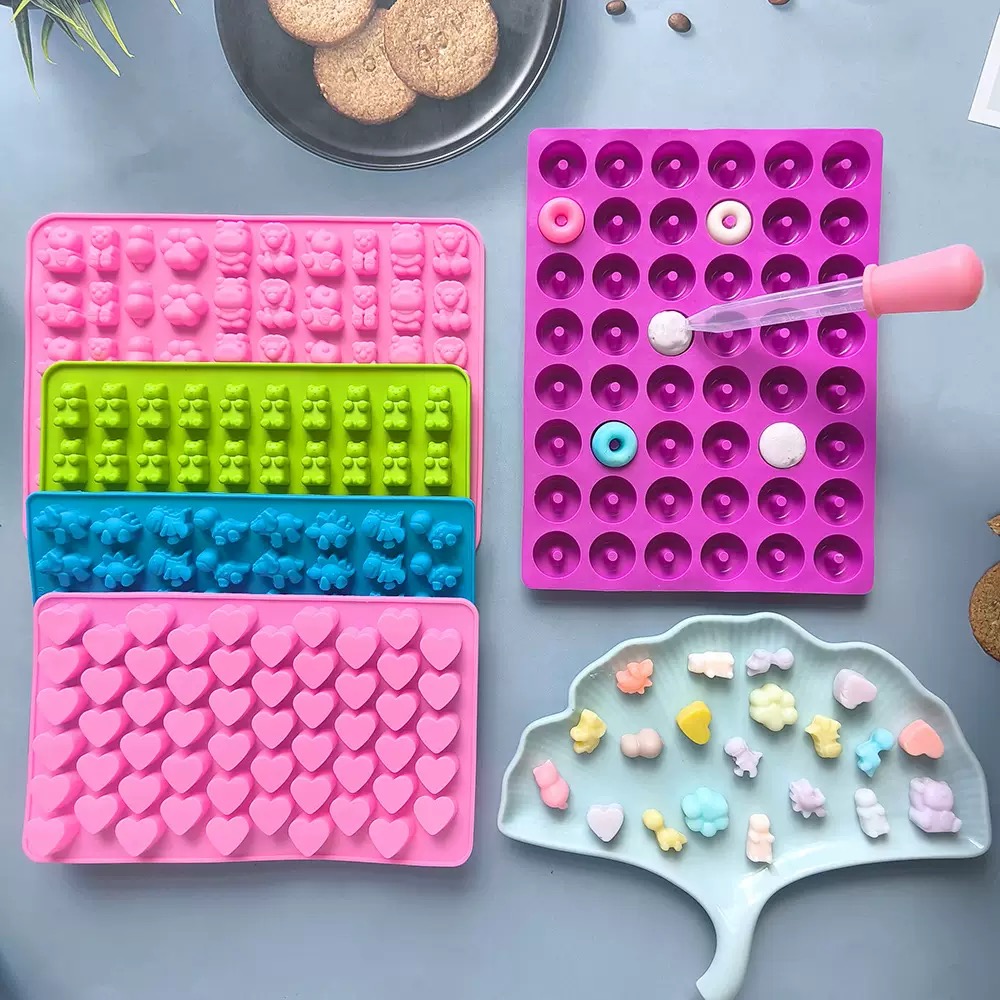 Juego de 7 moldes de silicona  - Silicone Mold Tray reseña y precio