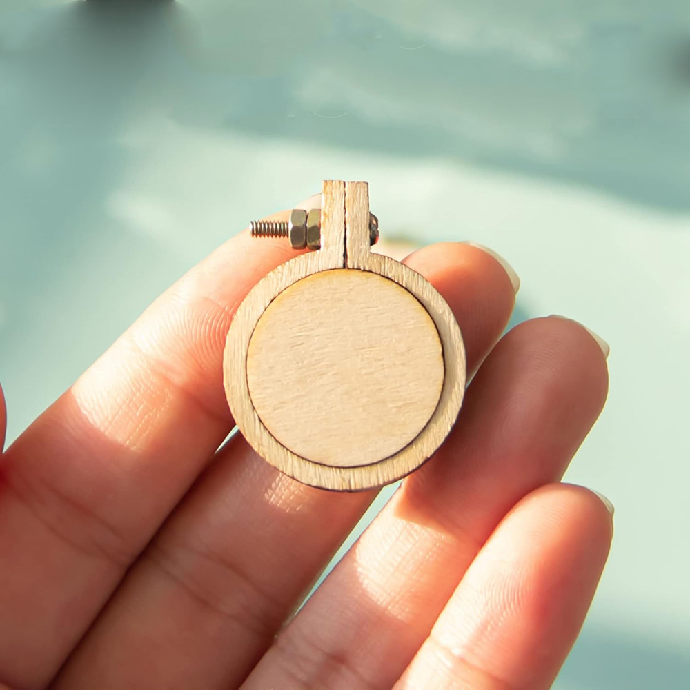 10 unids/set de Mini anillo de - Wood Ring Blank reseña y precio