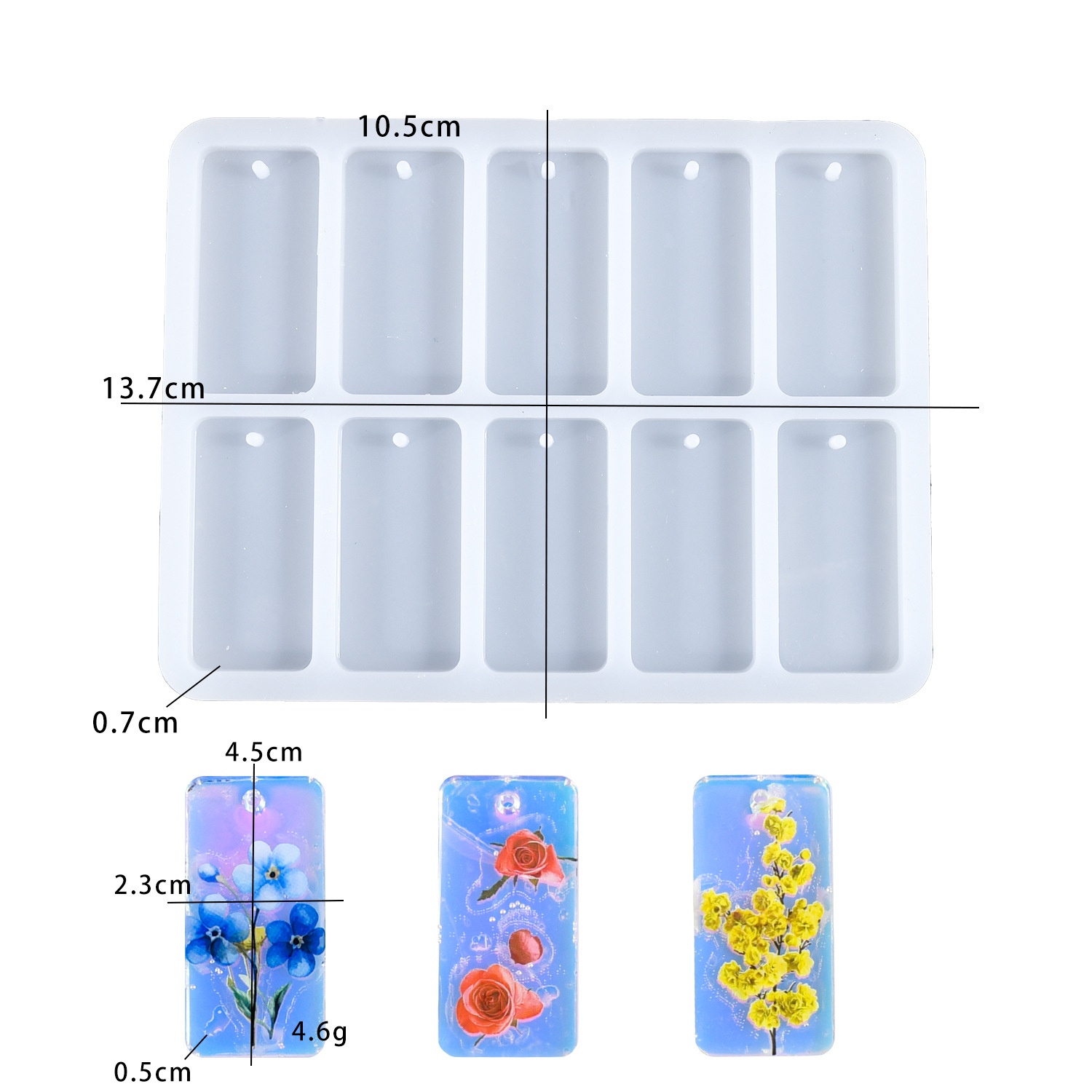 Molde de silicona DIY para res - Silicone Mold Tray reseña y precio