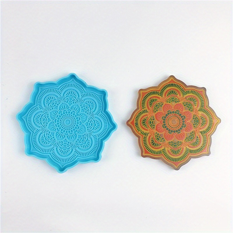 Molde de silicona con posavaso - Resin Craft Ideas reseña y precio