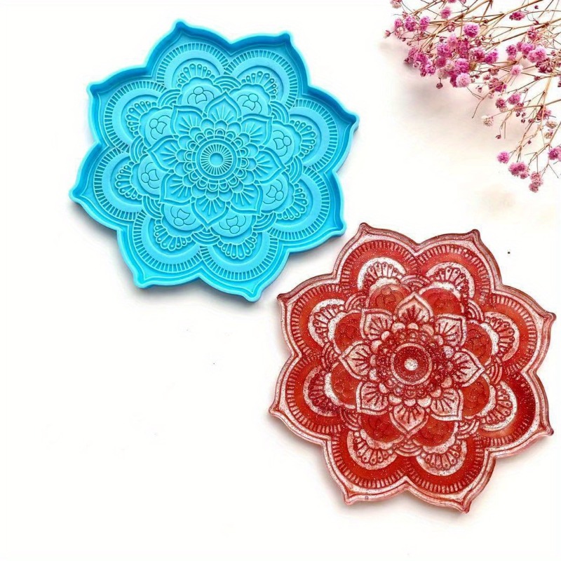 Molde de silicona con posavaso - Resin Craft Ideas reseña y precio