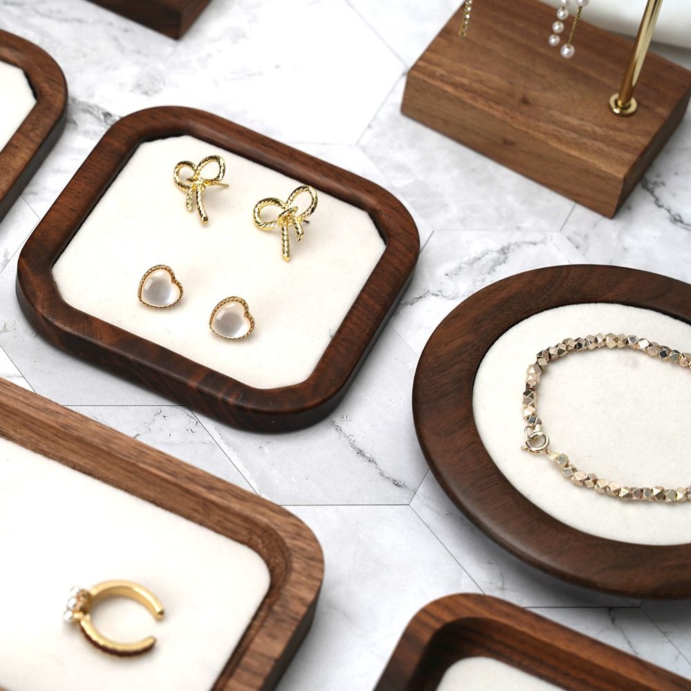 Bandeja de madera con diseño g - Wood Ring Blank reseña y precio